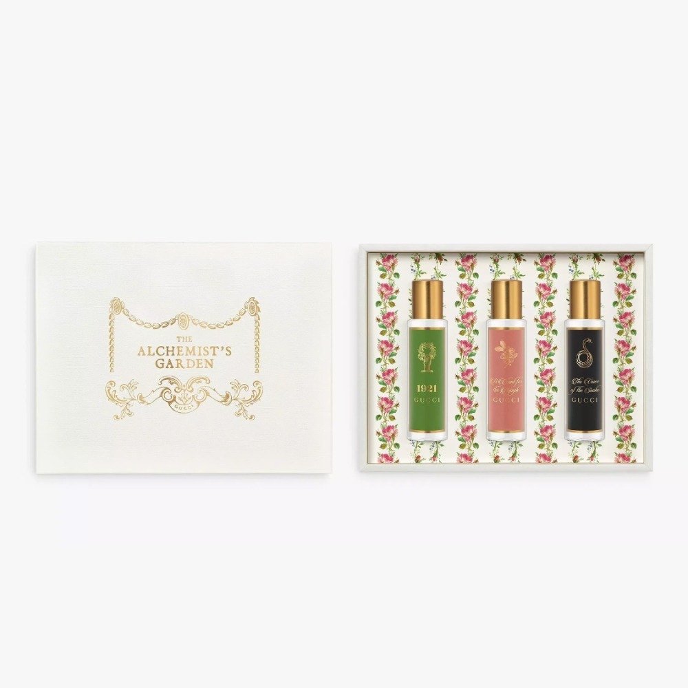 Gucci The Alchemist's Garden Collection - 3 x 15ml Eau De Parfum Gift Set