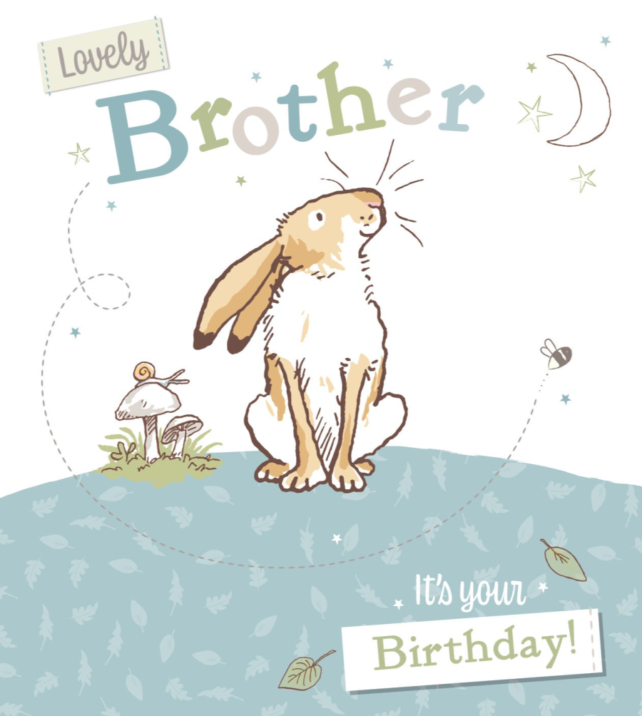 Click to view product details and reviews for Guess How Much I Love You Brother Birthday Card.