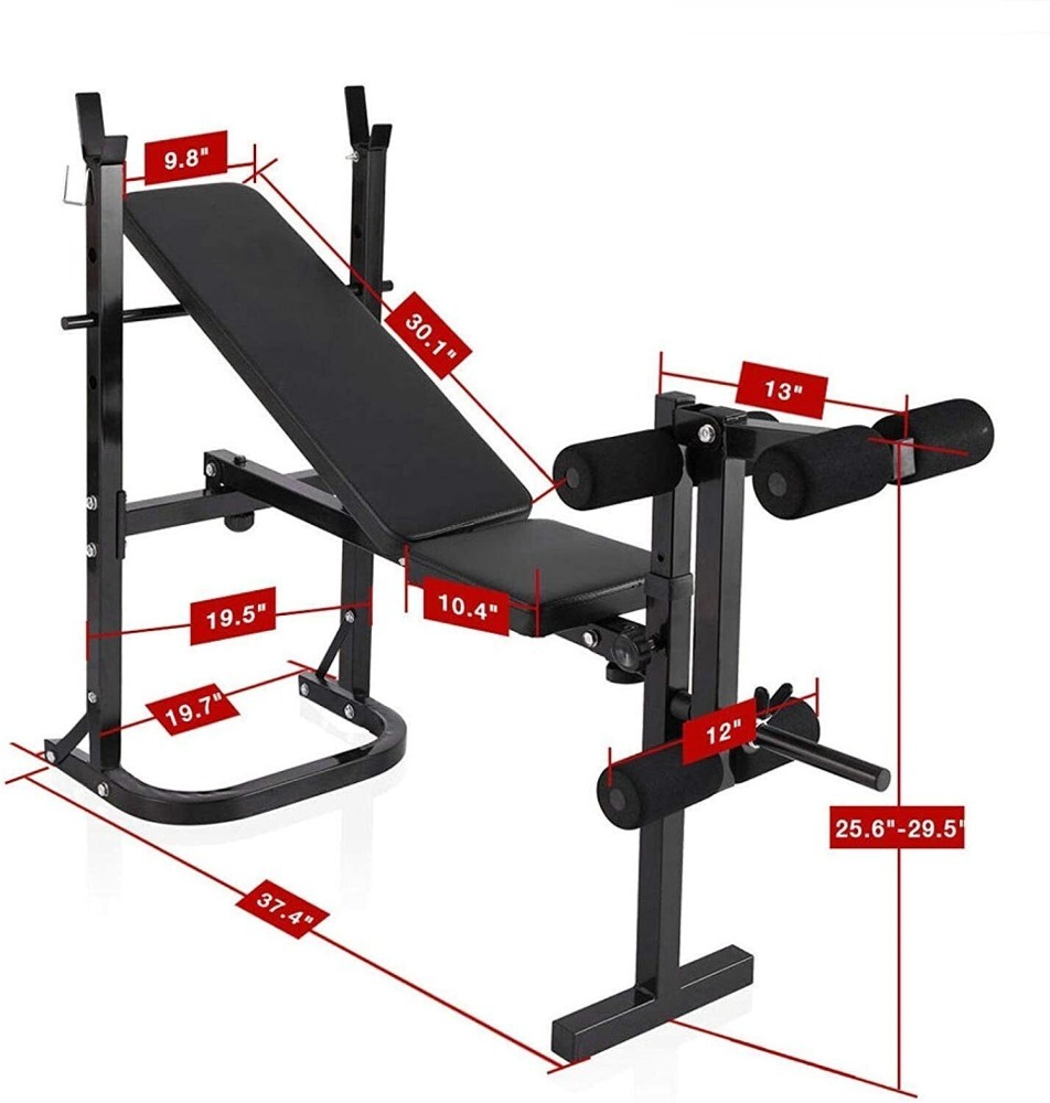 Gym Home Multi-Station Weight Bench Press Weights Equipment Incline Fitness