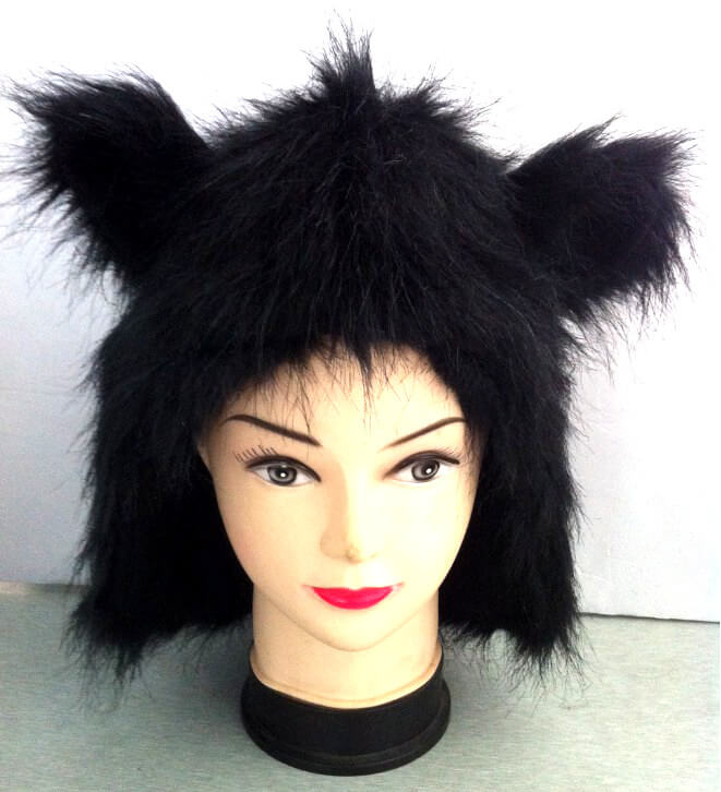 Hair - Animal Hood with Black Fur
