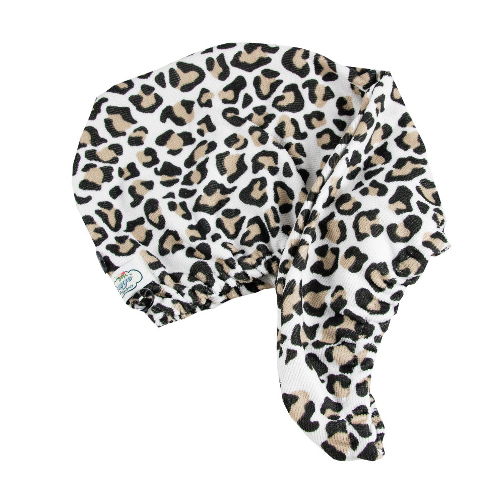 Click to view product details and reviews for Leopard Print Microfibre Hair Drying Turban.