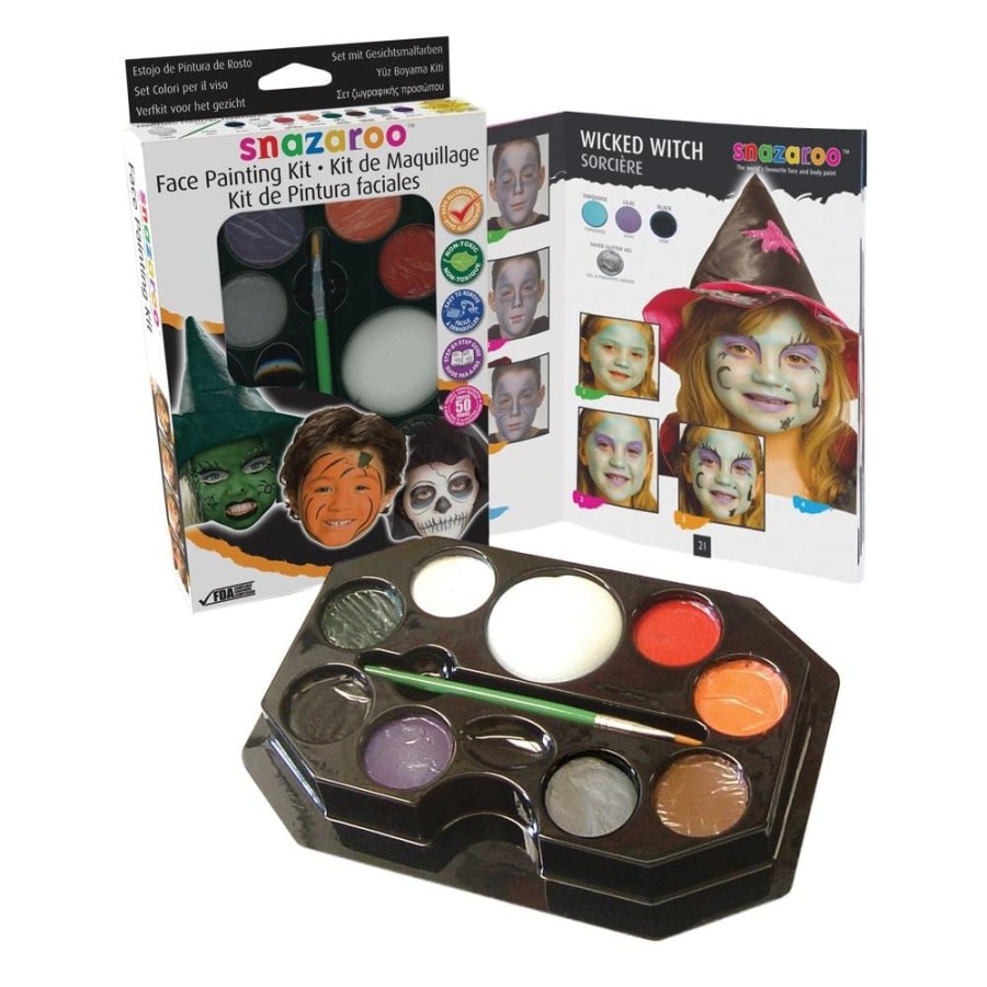 Halloween Themed Party Snazaroo Face Paint Makeup Kit