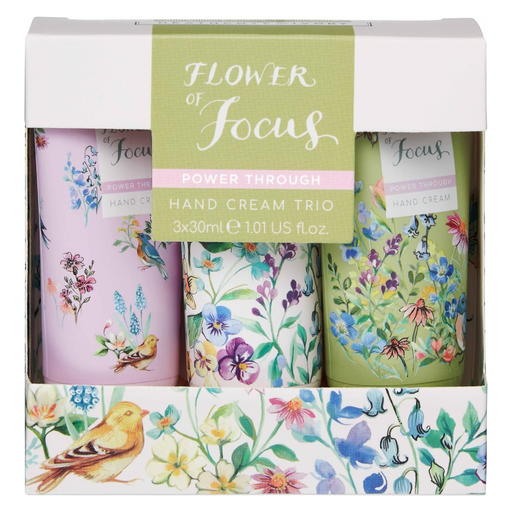 Hand Cream Trio Power Through Fragranced Nourishing Moisturizer Gift Travel Size