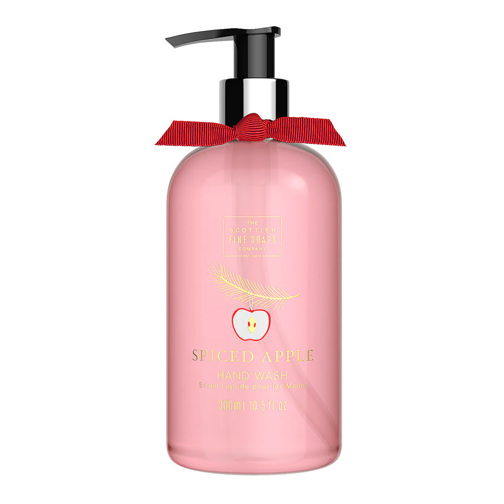 Hand Wash Pump Soap Gel Spiced Apple Scottish Fine Soaps Fragranced Gift 300ml