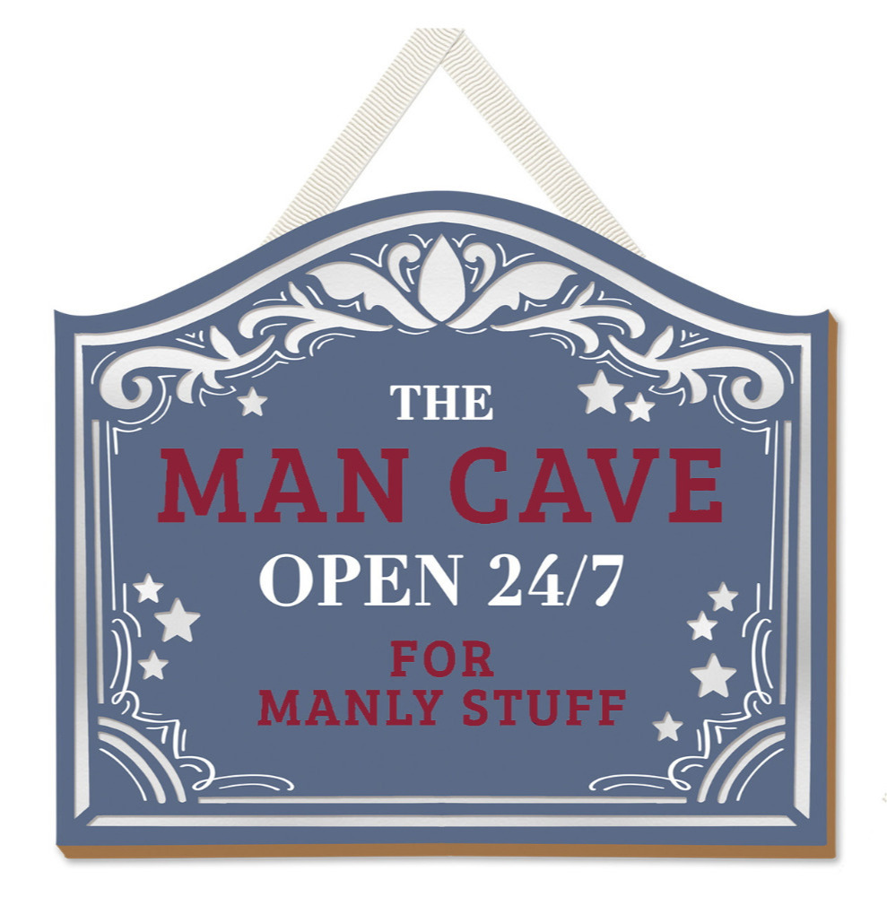 Hanging Plaque Sign Novelty Wall Home Decor Sentiment Gift Decoration Man Cave