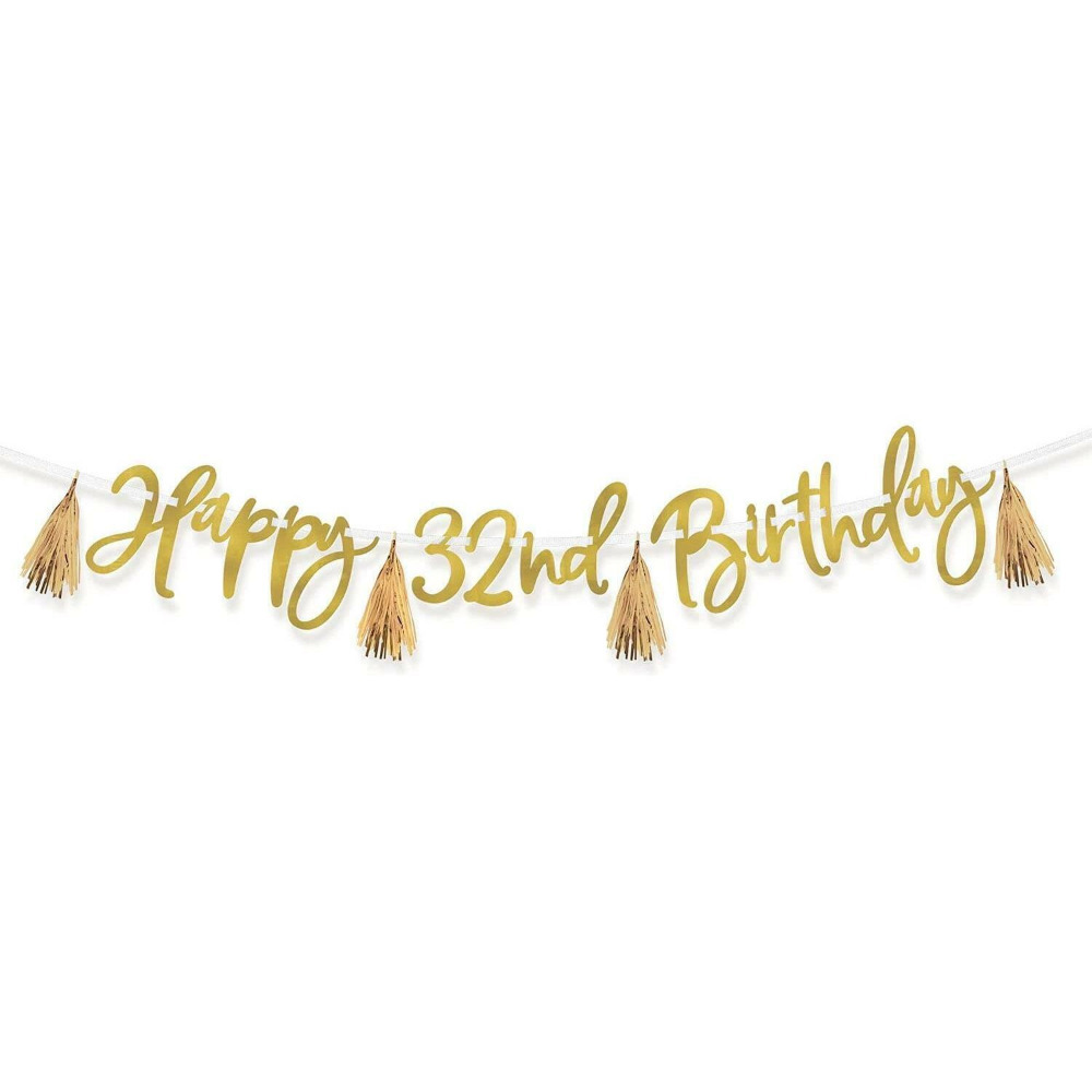 Click to view product details and reviews for Happy Birthday Personalisable Age Garland.