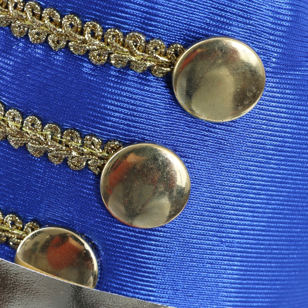 Ladies Toy Soldier Hat | Blue Majorette Christmas Costume Hat | Nutcracker Fancy Dress Accessory