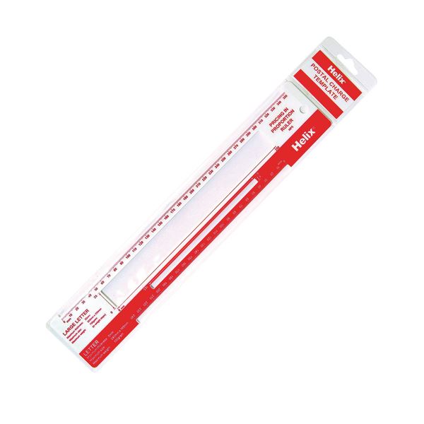 Click to view product details and reviews for Helix Postal Charge Template P10 Red Wht Hx53232.