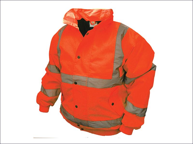 Click to view product details and reviews for Hi Vis Orange Bomber Jacket M 41in Scawwhvbjmo.