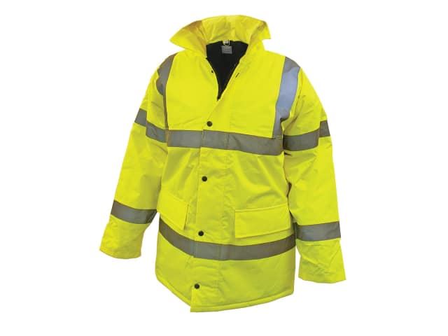 Hi-Vis Yellow Motorway Jacket - L (44in) SCAWWHVMJL