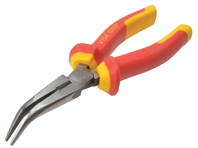 High Leverage VDE Bent Nose Pliers 200mm (8in) VIS10505870