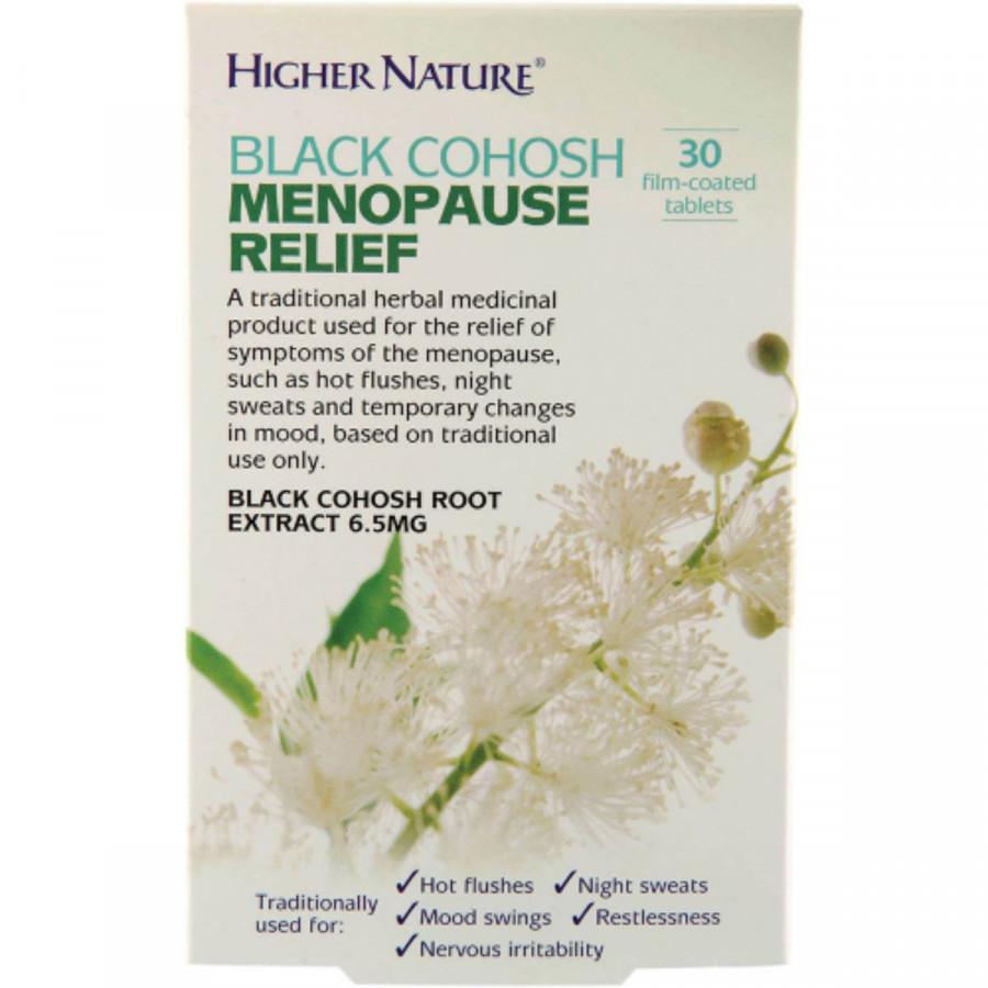 Click to view product details and reviews for Higher Nature Black Cohosh Menopause Relief Tablets 30s 93706.