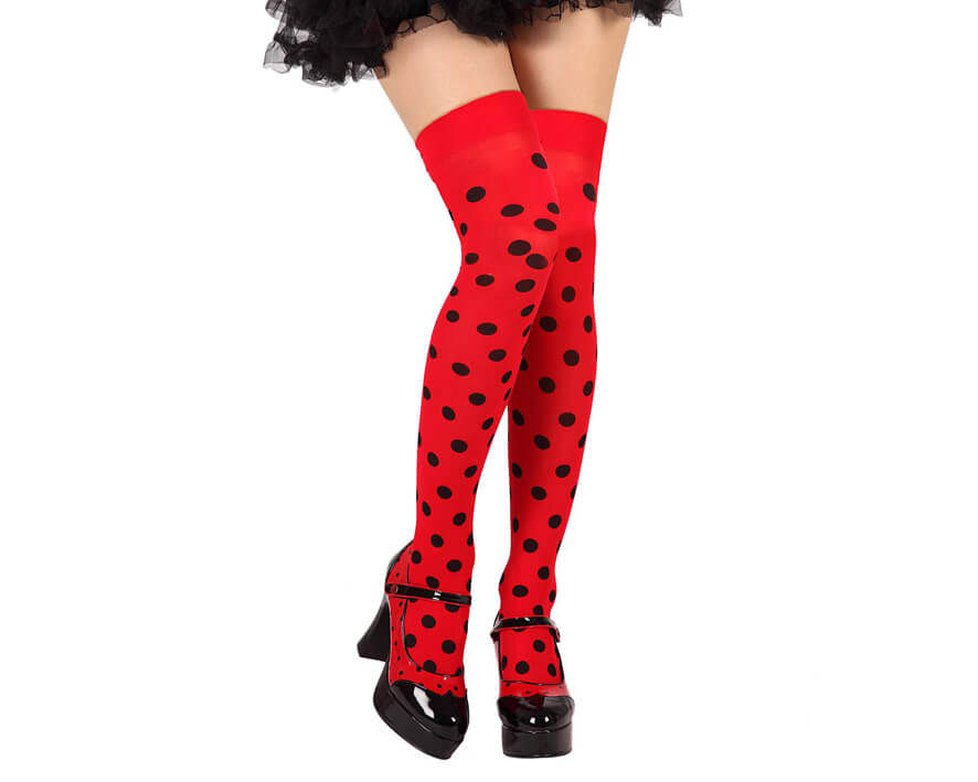 Hold-ups Red with Black Spots