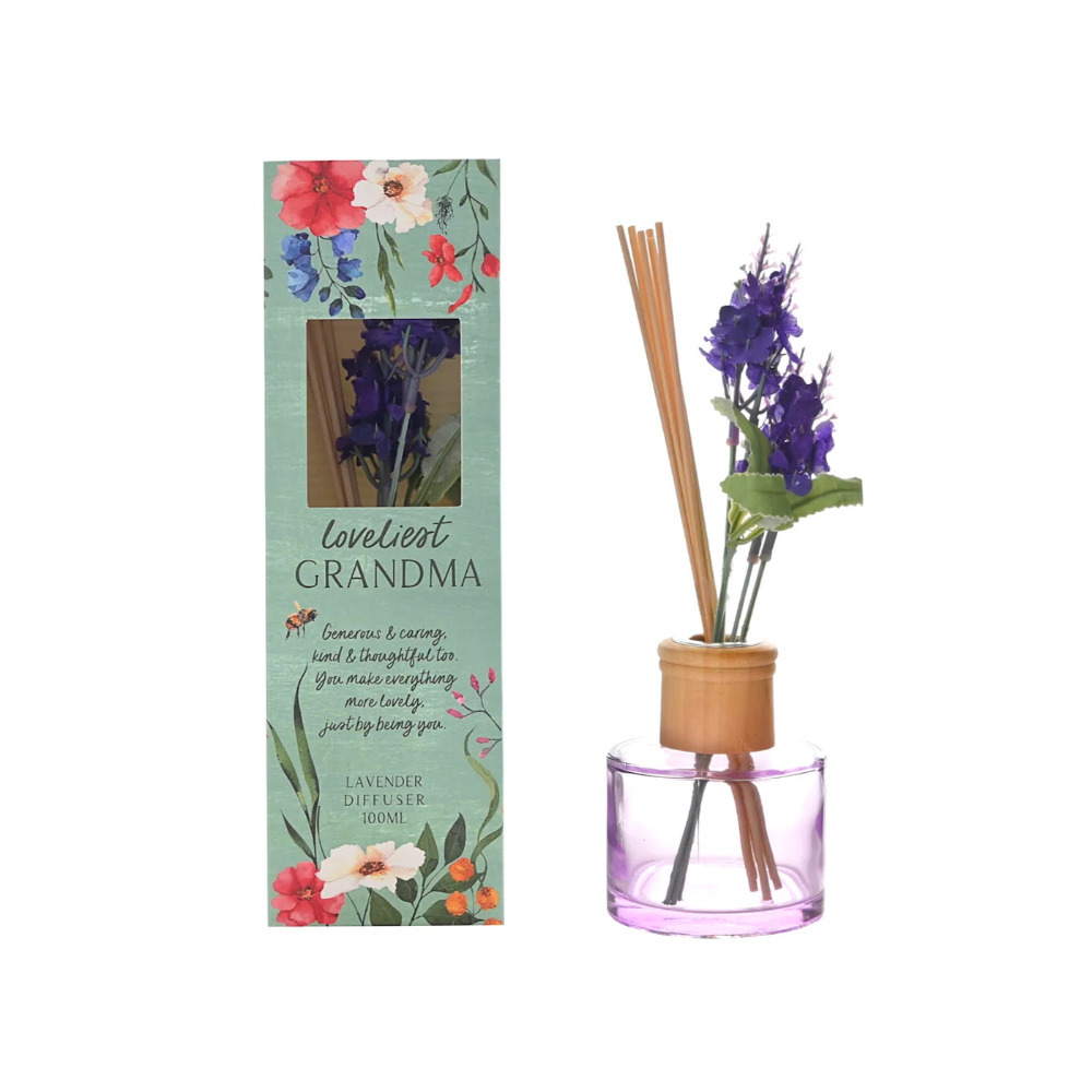 Home Fragrance Reed Diffuser Lavender Loveliest Grandma Mother's Day Gifting
