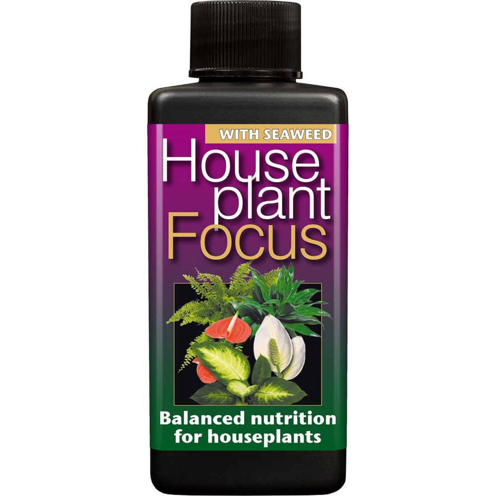 House Plant Food Fertiliser Feed Indoor Houseplant Grow Focus Liquid Focus 100ml