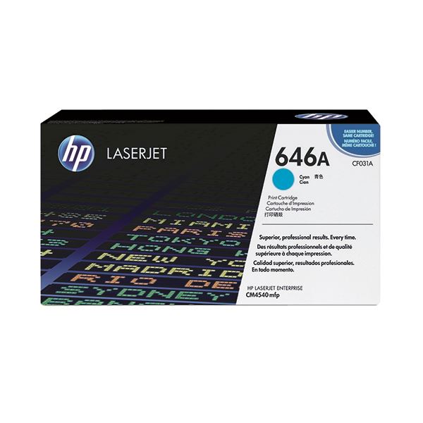 Click to view product details and reviews for Hp 646a Cyan Laserjet Toner Cf031a Hpcf031a.