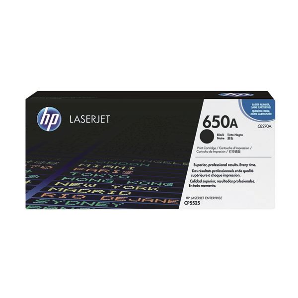 Click to view product details and reviews for Hp 650a Black Laserjet Toner Hpce270a.