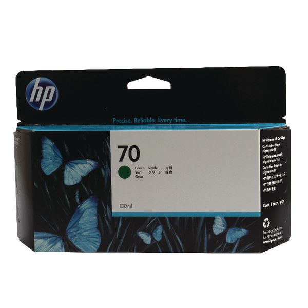 HP 70 Ink Cartridge Green 130Ml - HPC9457A