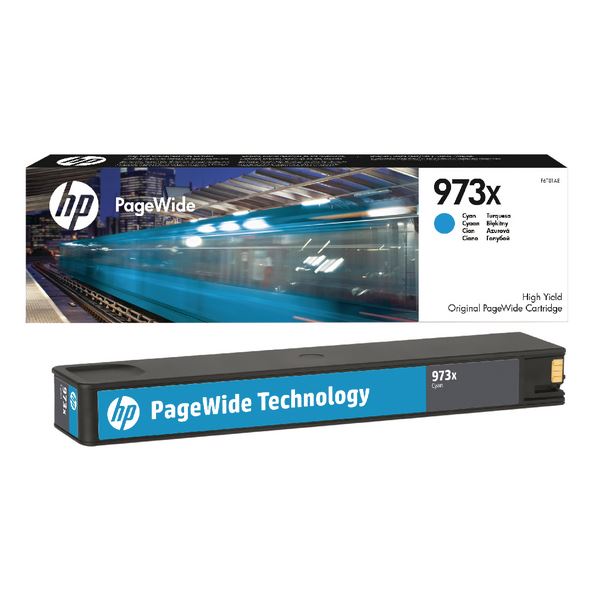 HP 973X Cyan Ink Cartridge Hy - HPF6T81AE