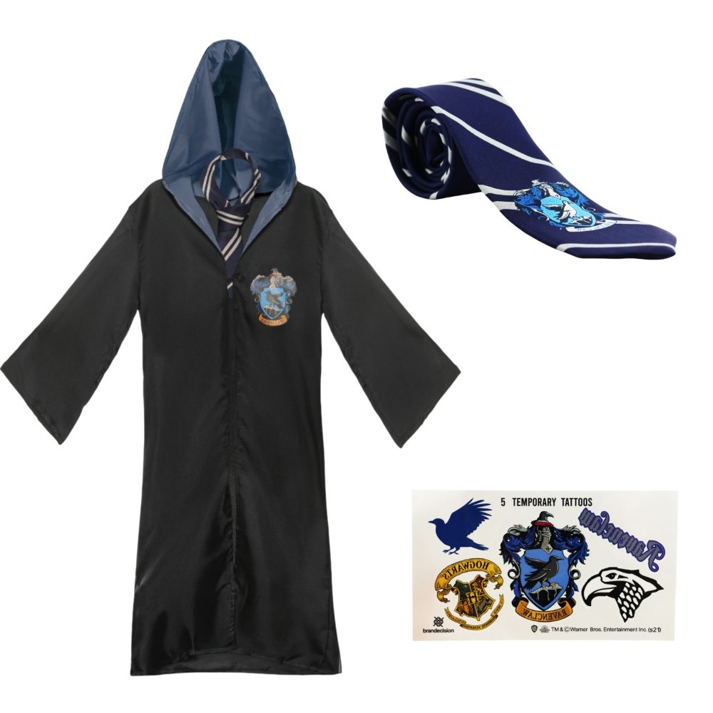 Click to view product details and reviews for Kids Harry Potter Costume Ravenclaw Cloak Tie Tattoos.