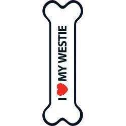 I Love My Westie Magnet - 15.5x - 400683