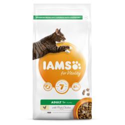 IAMS for Vitality Adult Cat Food with Fresh chicken - 10kg - 492311