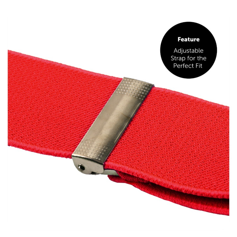 Red Nose Day Set- Red Nose, Afro Wig & Bow Sequin Tie