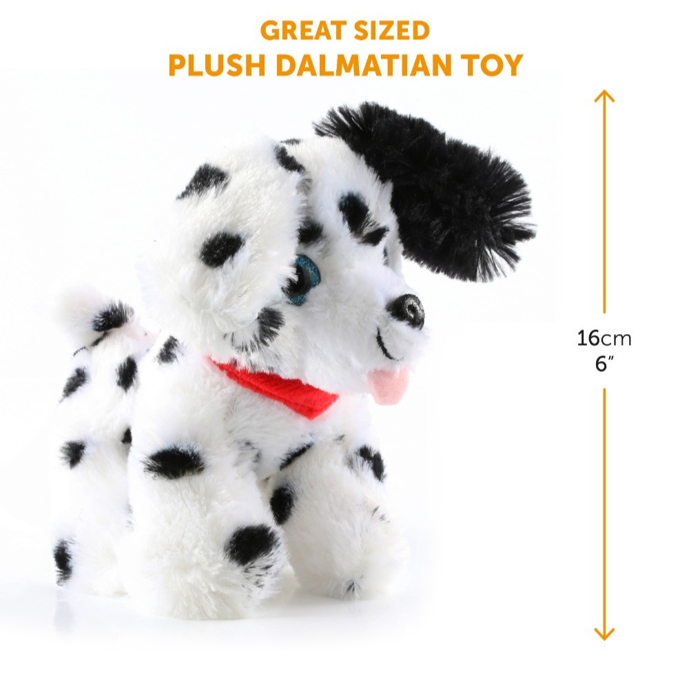 Evil Dog Lady Accessory Set - Crimped Wig, Red Gloves, Fake Cigarettes & Dalmatian Dog
