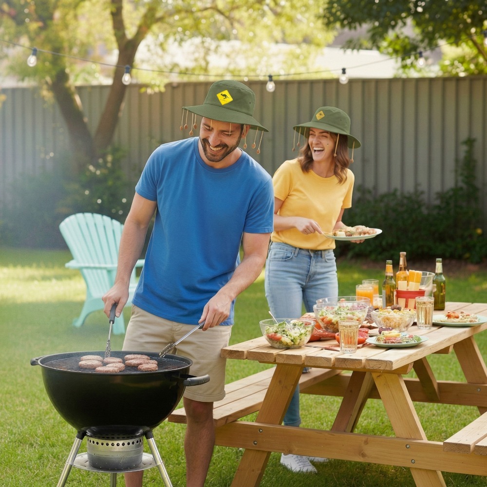 Australian Cork Hat | Kangaroo Print | Australia Day Fancy Dress