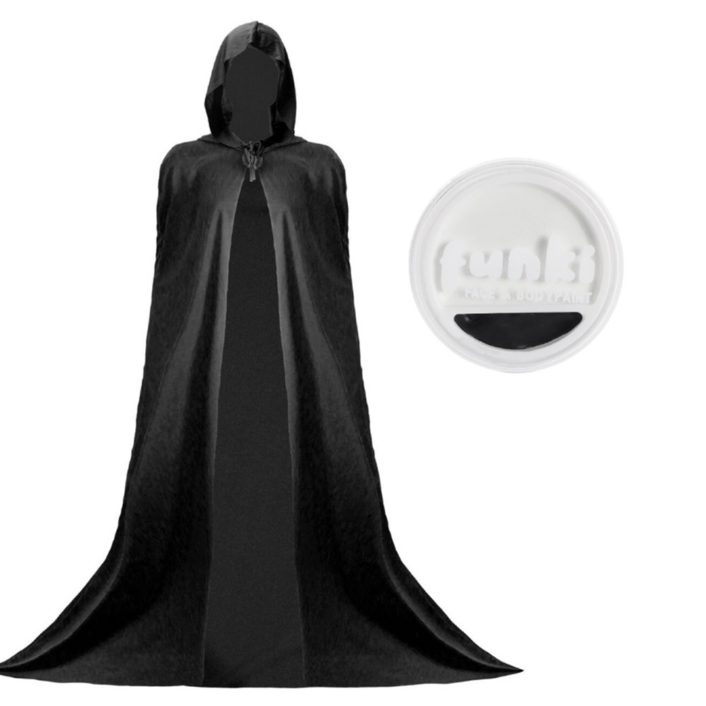 Click to view product details and reviews for Adults Dark Emperor Costume 2 Pcs Cape Face Paint.