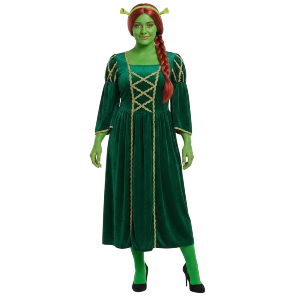 Ladies Green Princess Ogre Costume