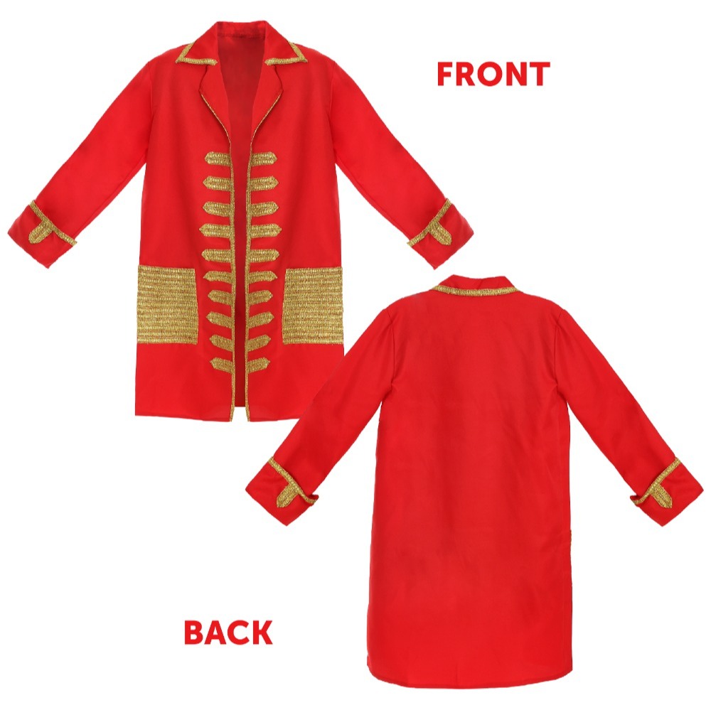 Adults King of Pop Costume | 3 Pcs | Red Jacket, Wig & Glasses