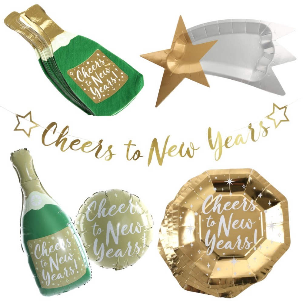 Click to view product details and reviews for New Years Partyware Set 36 Pcs Plates Platters Napkins Balloons Banner. Click to view product details and reviews for New Years Partyware Set 36 Pcs Plates Platters Napkins Balloons Banner.