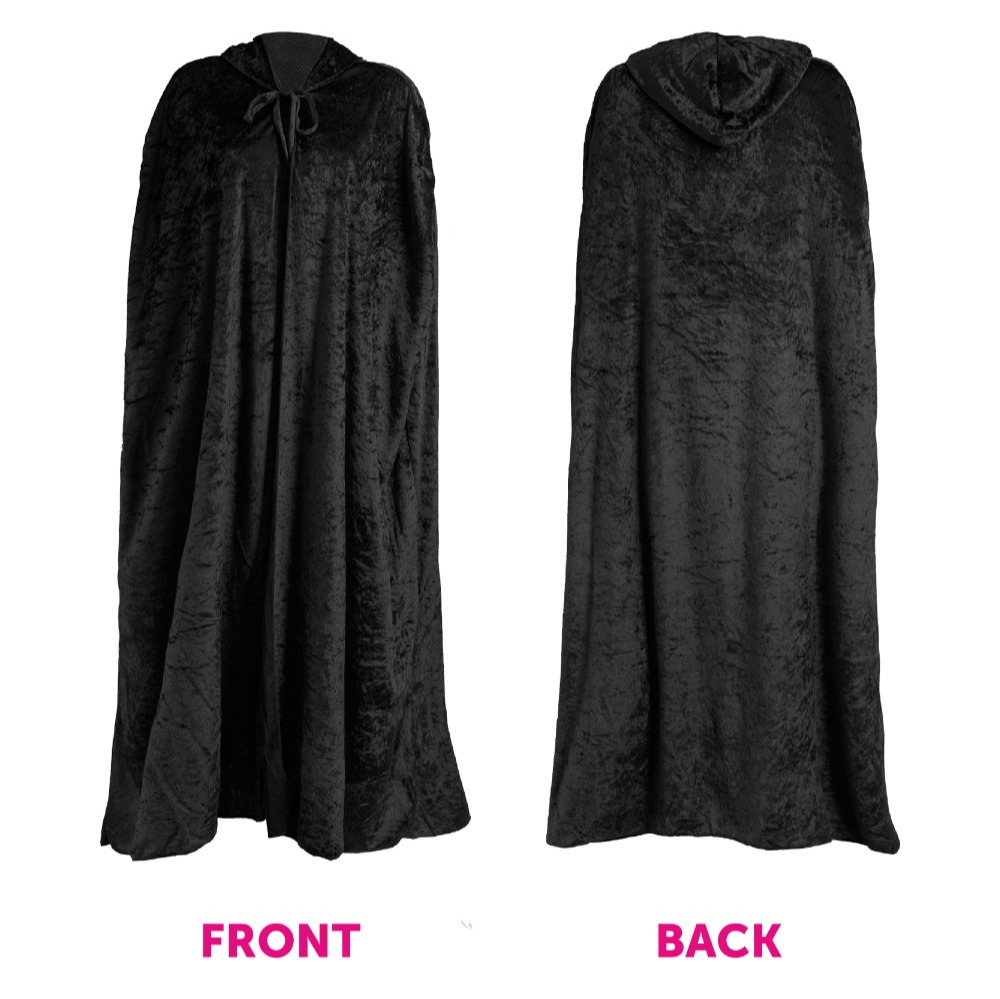 Adult's Kind Witch Costume - Skirt, Cape, Hat & Wig