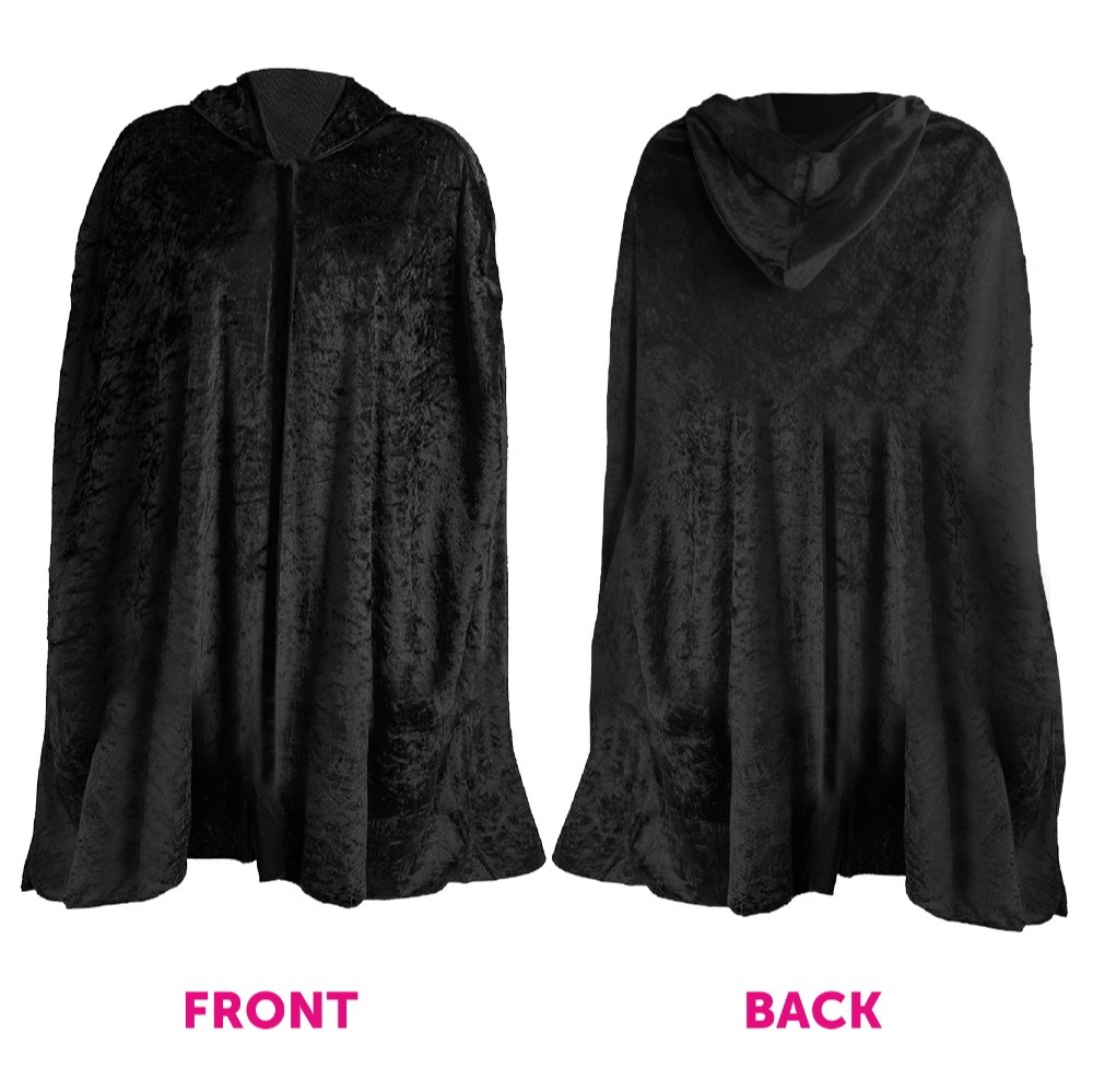Child's Kind Witch Costume - Skirt, Cape & Hat