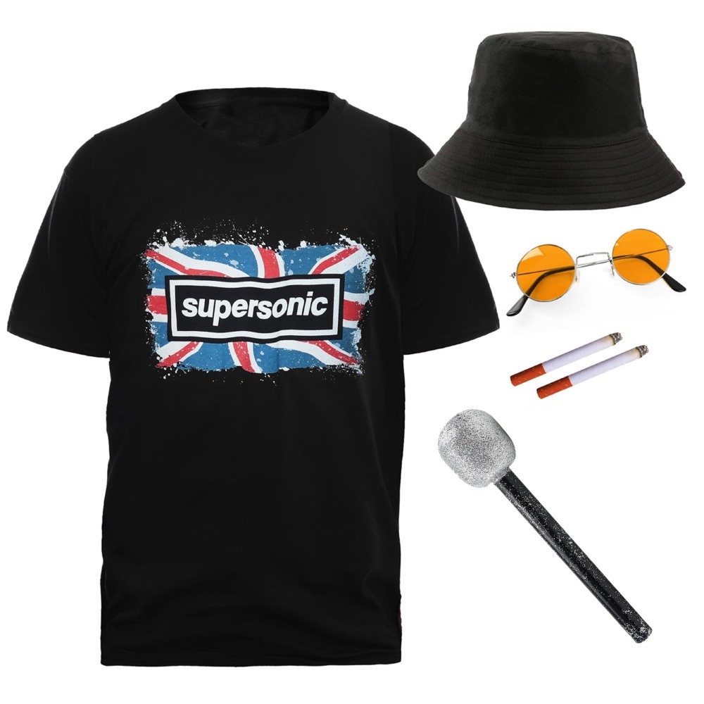 Click to view product details and reviews for Adults Britpop Costume Full Accessory Set L.