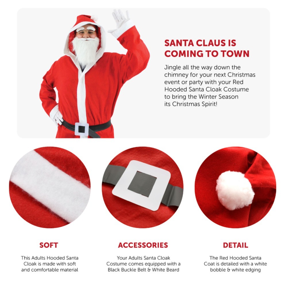 Adults Dartboard Santa Costume