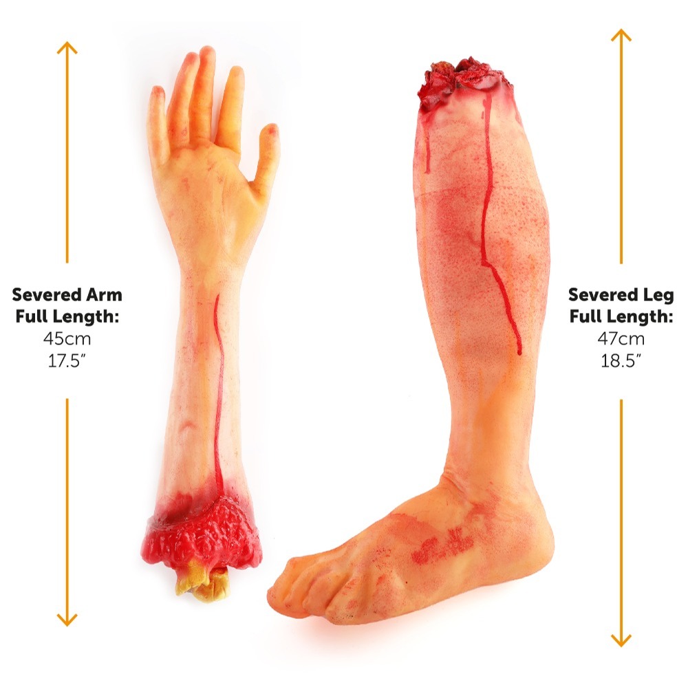Severed Arm & Leg Halloween decorations