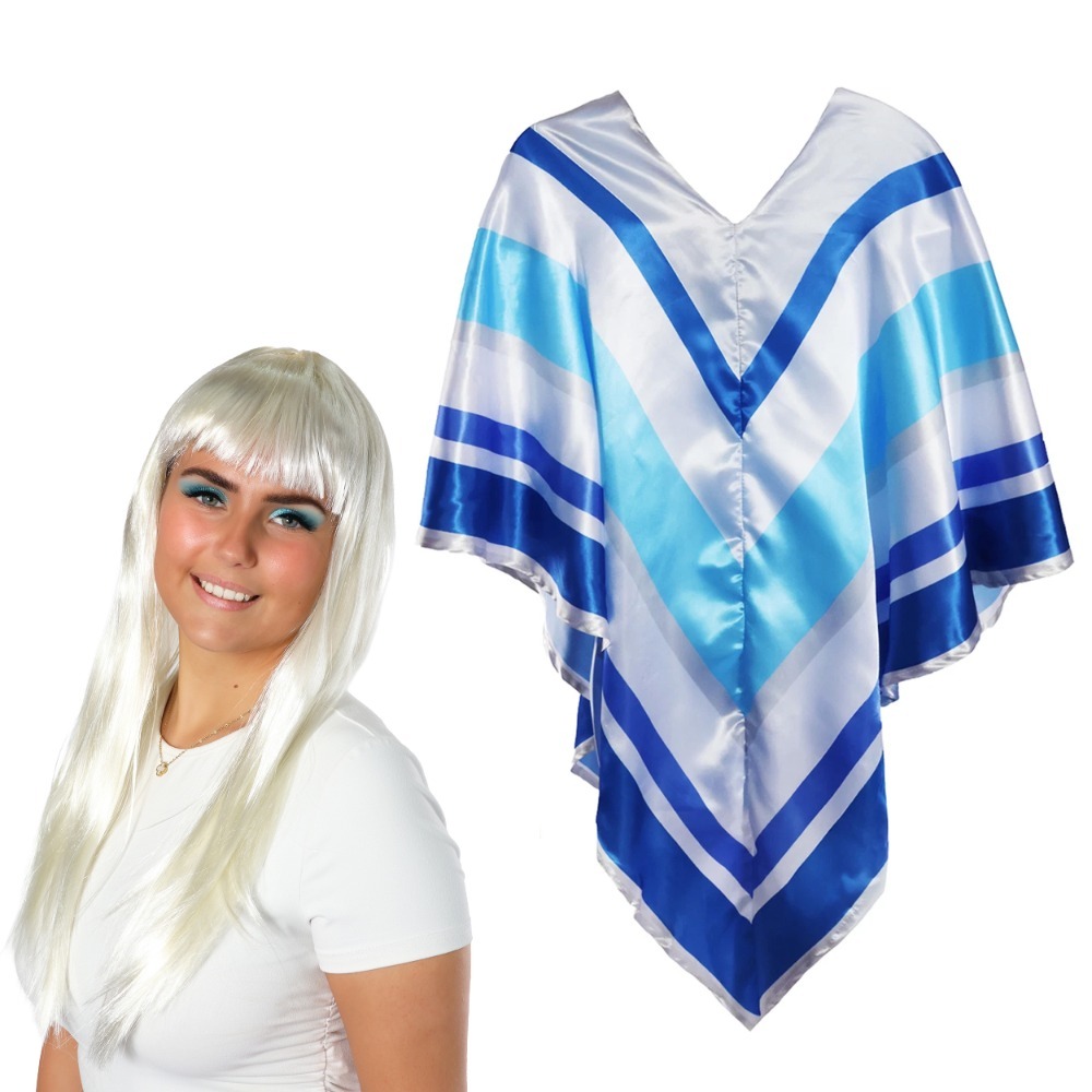 Click to view product details and reviews for Adults 70s Poncho Costume 2 Pcs Poncho Long Blonde Wig. Click to view product details and reviews for Adults 70s Poncho Costume 2 Pcs Poncho Long Blonde Wig.