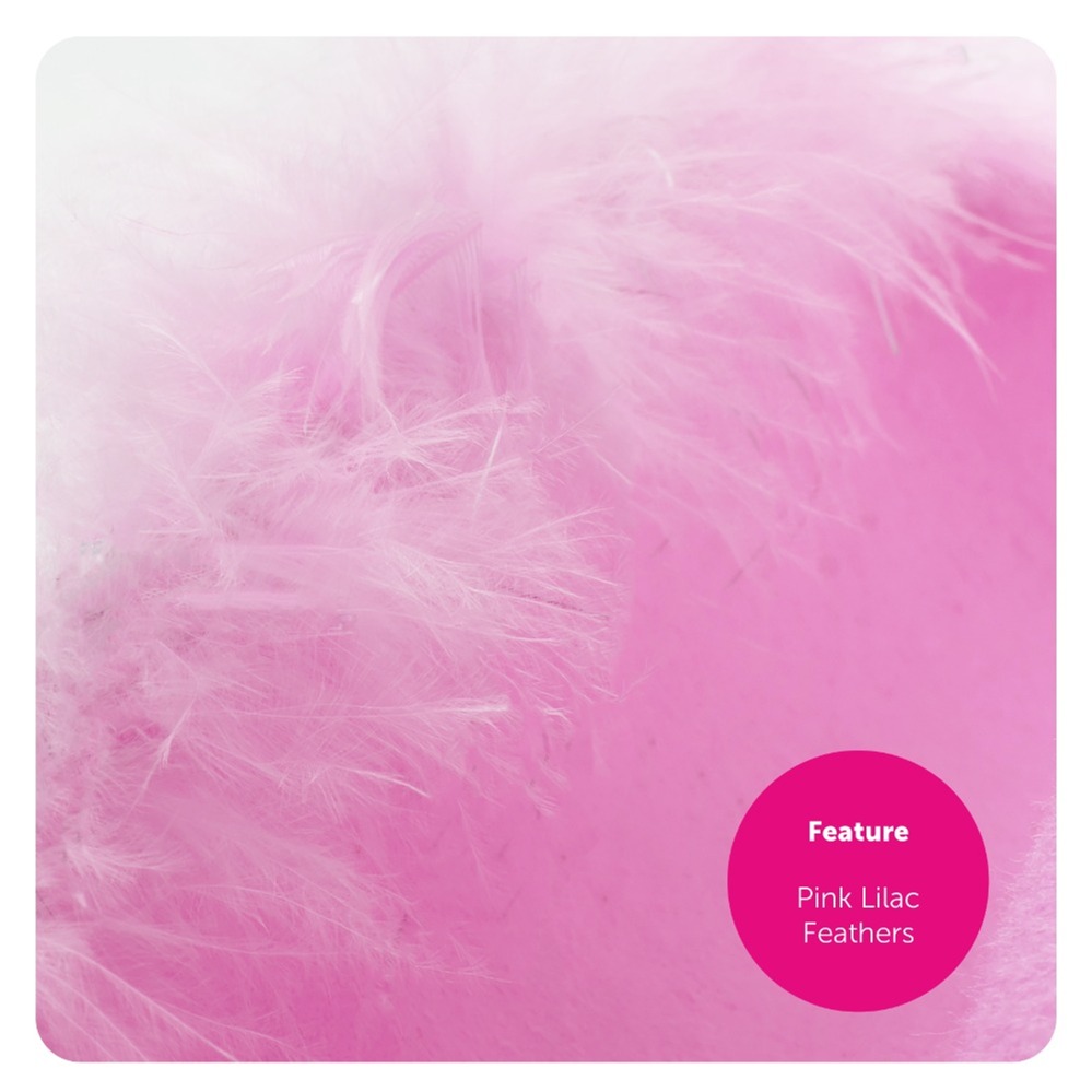 Lilac Pink Cowboy Hat with Marabou Trim