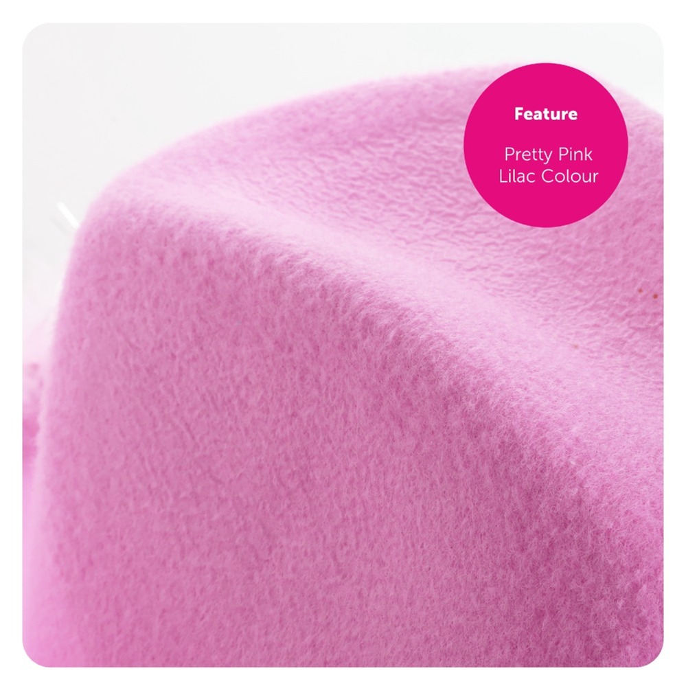 Lilac Pink Cowboy Hat with Marabou Trim