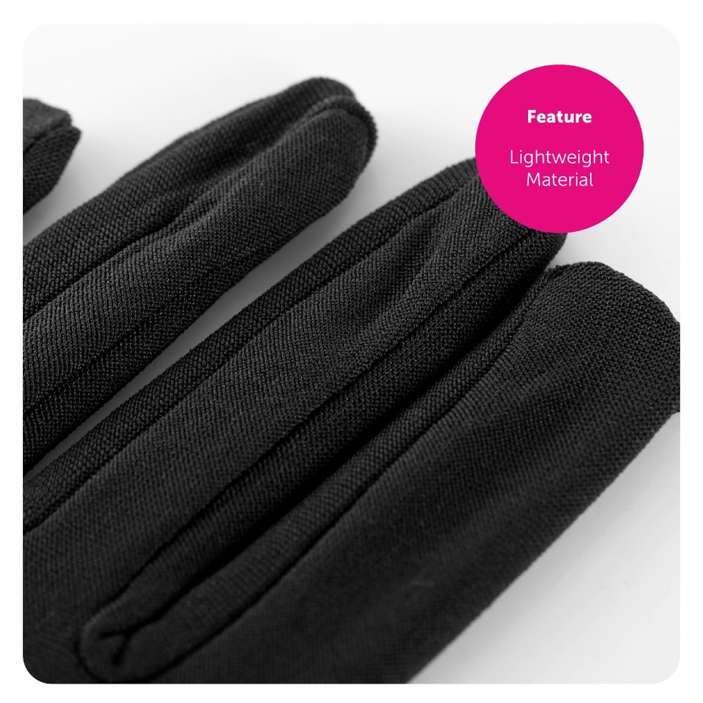 Long Black Gloves - Spandex