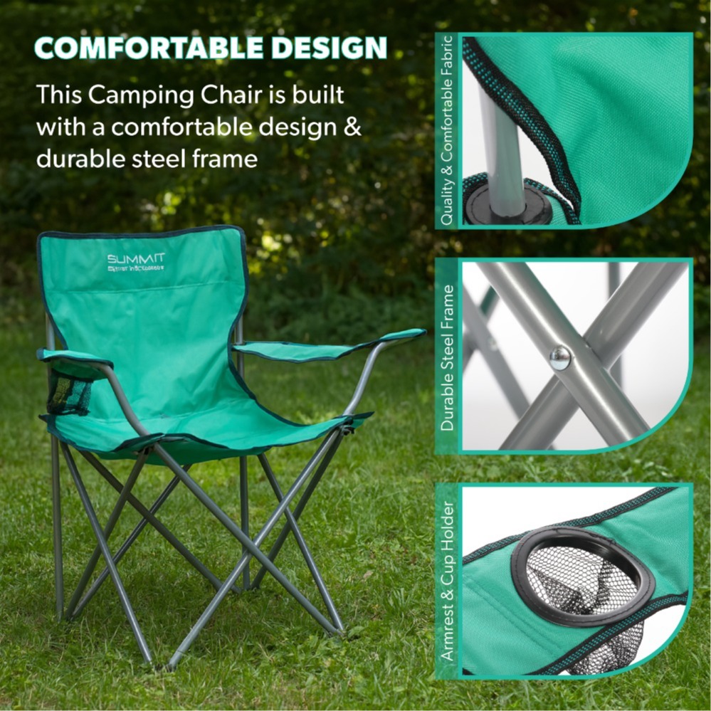 Green Folding Camping Chair