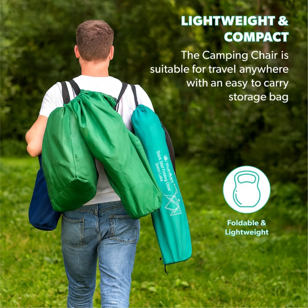 Green Folding Camping Chair