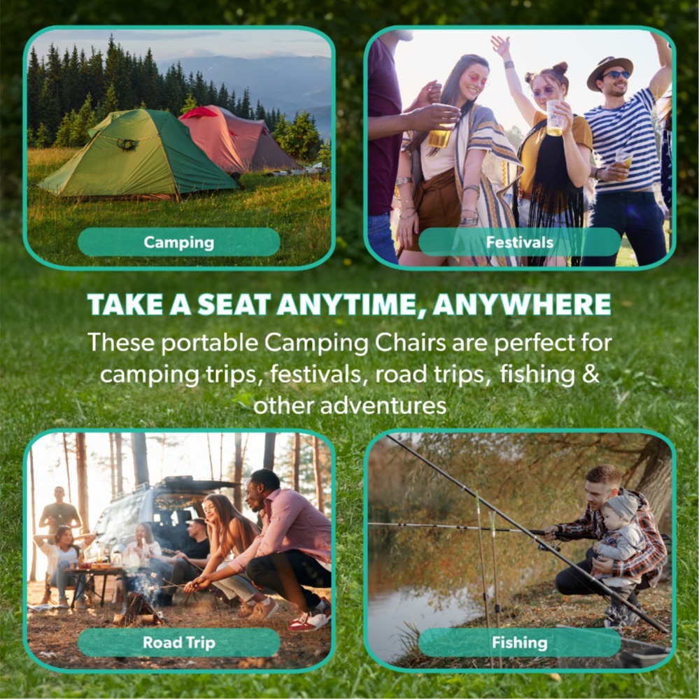 Green Folding Camping Chair