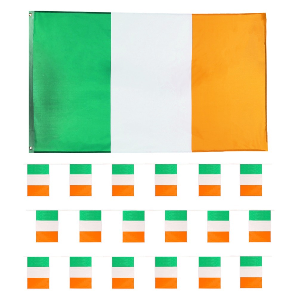 Ireland Flag Bunting and Flag Set