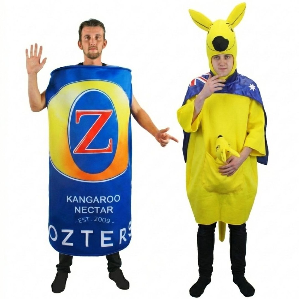 Australian Duo Costume | Beer Can & Kangaroo