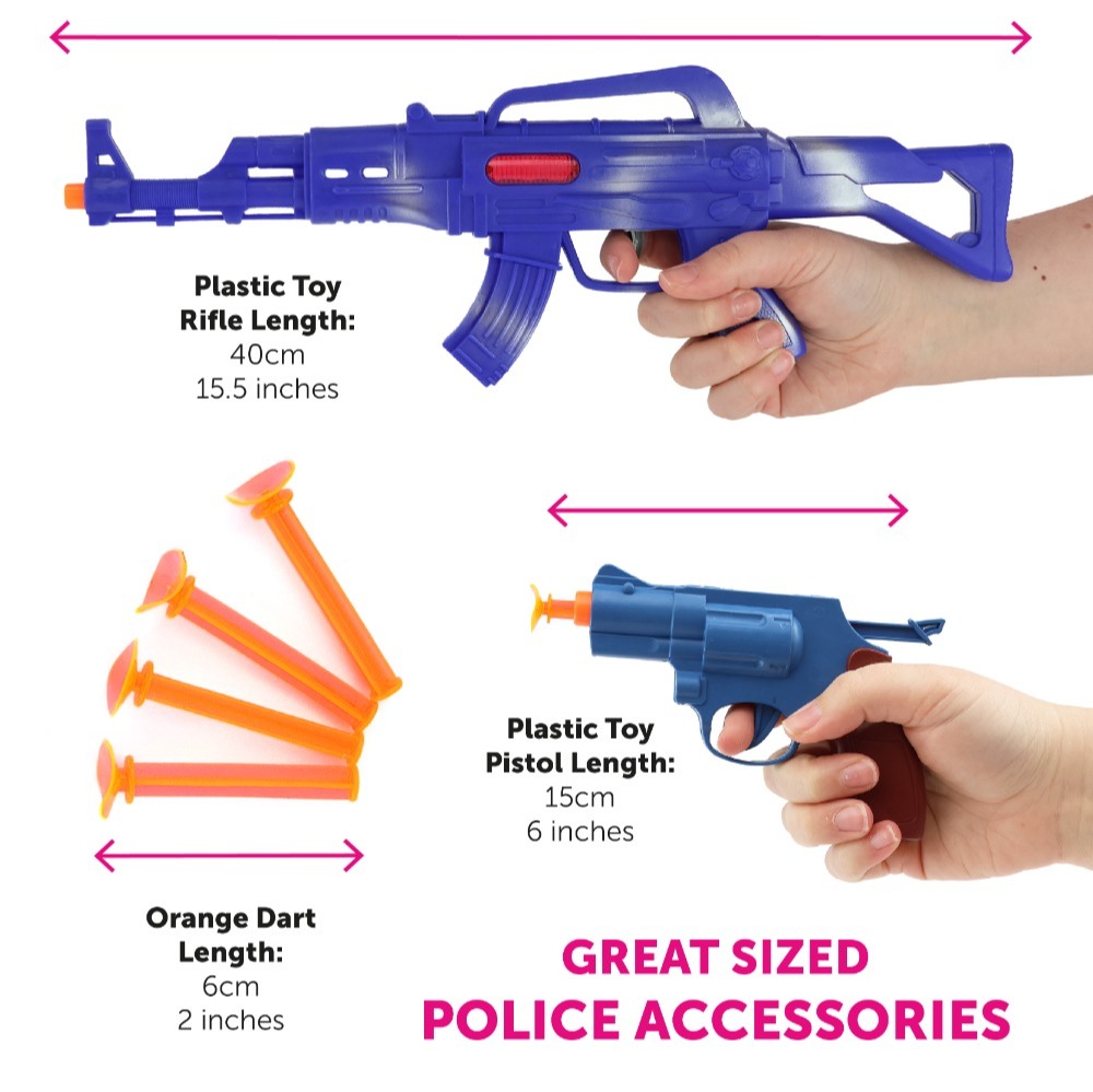 Adults Police Officer Costume - Vest & 10 Piece Set