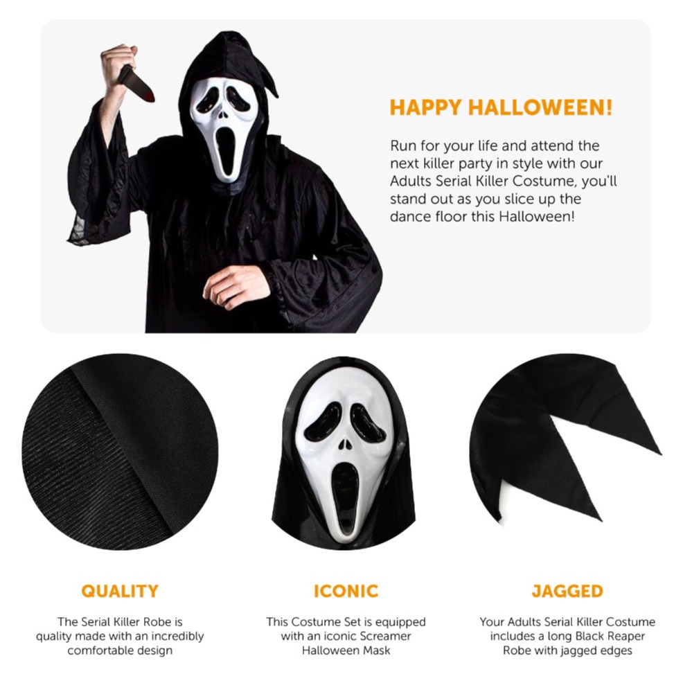 Adults Screamer Costume - Reaper Costume & Costume