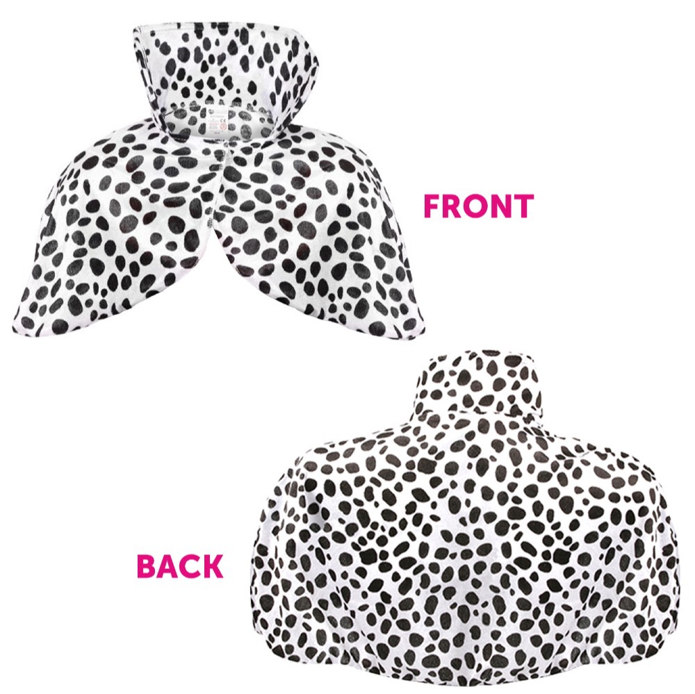 Ladies Dalmatian Print Cape - Evil Dog Lady Cape Costume
